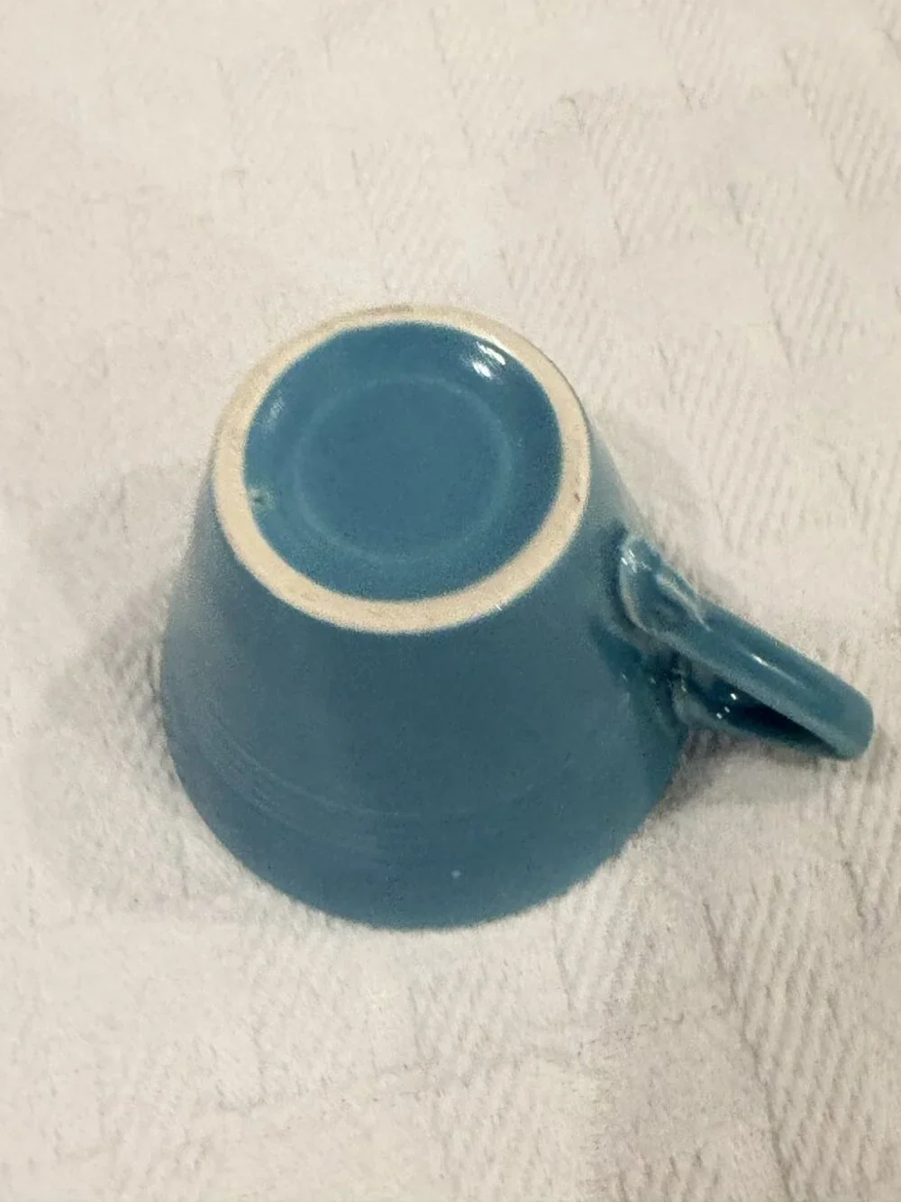 Vintage Original Fiesta Turquoise Ring Handle Teacup – Homer Laughlin